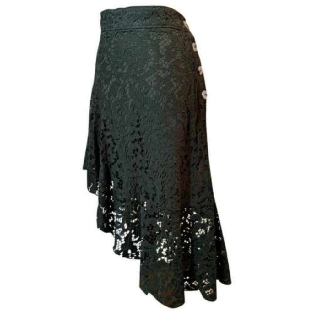 Zara Lace Asymmetrical Skirt NEW L - Picture 2 of 3